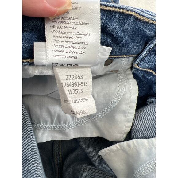 Paige Denim Verdugo Skinny Leg Med Wash Destructed Jeans Womens 27 Casual - Picture 9 of 9